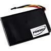 akku-net Batteria per GPS navigatore TomTom 4FL60, 3,7V, Li-Ion