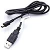 vhbw Cavo USB compatibile con Nikon Coolpix L330, L830, L810, L820, L120, L100, S810, L110 fotocamera, camcorder - cavo dati, 120 cm