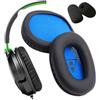 V-MOTA Cuscinetti auricolari + microfono antivento in spugna di ricambio compatibili con cuffie da gioco Turtle Beach Ear Force Recon 50x 50p 50 60p 150 70 70N 70X (nero)