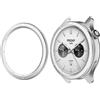 Hesupy Anello cornice in metallo per Xiaomi Watch S4/S3/S4 eSIM/S3 eSIM, cornice in acciaio inox di ricambio, piastra di copertura rigida per smartwatch, cerchio cornice per Mi Watch S3/S4 (Stile 4)