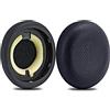 Grendly - Cuscinetti auricolari per auricolari Elite 45H Evolve2 65 MS/Wireless - Pelle/Padiglioni auricolari (Nero)