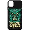 Mixroom - Cover Custodia Back case In TPU Silicone Morbido Per iPhone 17 Pro max Fantasia Gufo Bluette S287