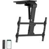 EasyLife Supporto da Soffitto Per TV V2 Elettrico e Orientabile + Integrazione Smart Home, da 37 a 75 Pollici, Supporto VESA Fino a 600×400 Per TV LCD/OLED, Monitor, Display e Smartboard, Nero