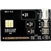 Asyduey Strumento di Test 'Adattatore della Scheda SIM 4 in 1 per Telefoni Cellulari Supporto di Apertura della Smart Card Mini SIM/Micro SIM/Nano SIM/ESIM