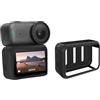 Generic Custodia in silicone per DJI Osmo Nano, custodia protettiva morbida antigraffio antiscivolo in gomma protettiva a tutto tondo per action camera accessori (nero)