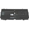 Dell 0NN6M8 originale Batteria 51Wh | per XPS 13 2in1 \7390\, \9310\