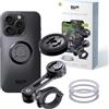 SP CONNECT Moto Bundle II con modulo anti-vibrazione | SPC+ | per iPhone 15 Pro supporto per cellulare per moto ciclomotore | accessori per tutti gli smartphone come iPhone Samsung
