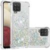 MOTALER Brillantini Custodia Compatibile con Samsung Galaxy A12 Liquido, Morbida in Silicone Pendenza Bling Liquido Quicksand Case Cover con Floating Glitter Sabbie Caso Compatibile con Samsung Galaxy A12