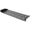 STALFLEX Ripiano Rack 19 Pollici 1U - Ripiano Armadio per Server - Capacità di 25 kg - Fissaggio Posteriore - Profondità Variabile - Scaffale per Armadio Mensola Rack 19 Pollici