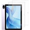 Envibe Pellicola Protettiva per DOOGEE U10, 10.1 inch, Pellicola di Vetro Temperato 9H, Antigraffio, 2 Pezzi HD Clear per DOOGEE U10.