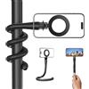 TELESIN° Supporto Monkey Tail Magnetico per Telefono Flessibile, Supporto Portatile per Magsafe Bastone Selfie per Shopping, Tapis Roulant, Passeggino, Compatibile con Phones/Action Camera (Nero)