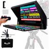 TELEPROMPTER PAD iLight PRO 14 Teleprompter iPad 12.9 Tablet - Kit Content Creation con Telecomando APP Case Beam Splitter per DSLR iPhone Prompter Autocue Compatibile con Apple Android Mac Windows