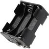 Asyduey Doppio Lato Caricato A Molla 6 x 1.5 V AA Portabatterie Box Nero