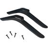 BaotyJie Gambe Base per Supporto TV da 2 Pezzi Gambe TV Supporto per televisori Portatili Antiscivolo, 19 Cm X 5 Cm X 1.6