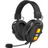 Redragon H375 Cuffie da Gioco Wired, Drivers da 53mm con Suono Surround 7.1, Microfono Rimovibile con Cancellazione del Rumore, Cuffie USB per Computer con RGB, Design Leggero per PC/Laptop/PS4