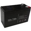 ANFEL Batteria al Piombo Ricaricabile 12V 7AH 20hr per allarmi antifurti ups lampade di Emergenza Giocattoli peg perego 7,2Ah 7,5Ah