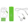 Lazmin112 Lettore MP3, Supporta Fino a 64 GB Mini Lettore Musicale Suono Senza Perdita di Batteria a Lunga Durata Lettore Musicale Portatile per Studenti Che Corrono in Viaggio(Verde)