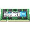 BRAINZAP Memoria RAM da 4 GB DDR2 SO-DIMM PC2-6400S 2Rx8 800 MHz 1,8 V CL6 PC portatile
