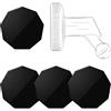 Naponal Confezione da 6 magneti di ricambio adesivi per Garmin a basso profilo magnetico, solo parabrezza adesivo, senza supporto, per Garmin Dash Cam Mount 45/46/47/55/56/57/65W/66W/67W/Tandem/Speak/Speak