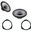 Superauto hi-fi Hertz LINEA UNO Altoparlanti coassiali da 165 mm X165 (220 W) + supporti casse ALFA Mito Anteriore 165 cm