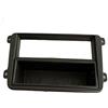 Electric House Mascherina Antracite Cornice Stereo Autoradio 2 doppio ISO DIN con cassetto Compatibile con VW Golf Tiguan Touran Amarok Beetle Caddy Eos Passat Skoda Octavia Fabia Yeti MS076G