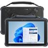 RUGGEDPDA 10.1 pollice Rugged Tablet Intel N5100 8 GB di RAM+256 GB di archiviazione Win11 OS 1000nits Evidenziare Schermo Industriale Tablet PC