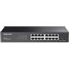 Mercusys MS116GS Switch per montaggio su rack desktop a 16 porte Gigabit, nero