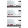 Giovannishop Giovanni Shop Sardegna TN1050 TN-1050 Kit 3 Toner compatibili per Brother