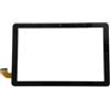 Audiosystem TOUCH SCREEN VETRO per Tablet MEDIACOM SMARTPAD 10 Eclipse M-SP1AEC SP1BEC M-1TP1XY 10.1 Bianco + Biadesivo Ricambio Digitizer (Display Non Incluso)