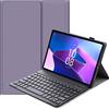 FKQLH Custodia Tastiera per Xiaomi Redmi Pad 2 Tablet 11 Pollici, QWERTY Layout Tastiera Bluetooth Magnetica Staccabile con Slim Cover, Viola