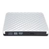 Jrifedptry PC portatile esterno USB 3.0 DVD RW masterizzatore CD masterizzatore ottico portatile lettore vassoio portatile Drive Burner