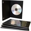 100 custodie per CD e DVD slim 7mm rettangolari con tasca trasparente per copertina come film o videogiochi