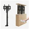 KEPMOGOH supporto tv motorizzato per TV fino a 32-70 pollici, tv lift motorizzato Altezza Regolabile 730-1730 mm, Capacità di Carico 60 kg, VESA 200×200-600×400mm, Può essere nascosto nell'armadietto (90cm)