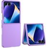 GIOPUEY Cover Compatibile con Samsung Galaxy Z Flip 7, Materiale PC Rigido Custodia, Comodo e Liscio al Tatto Case，Antiurto, Anti-Impronta - Purple
