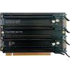 JMT PCI-E 3.0 x16 1 a 4 scheda diviso Gen3 PCIe-biforcazione x16a x4x4x4 scheda di espansione 20,2 mm slot spaziati porta di alimentazione SATA