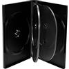 MediaRange 50 Custodie multiple Mediarange BOX16 187mm DVD 6 posti NERA con 2 inserti