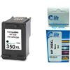 Inklife tecnologia al tuo servizio Cartuccia Ricostruita Inklife HP 350XL nero, per HP Deskjet D4200 D4245 D4260 D4263 D4300 D4360 Office jet J5700 J5730 J5780J5785 J6410 J6415 Photo Smart C4200 (Nero, XL)