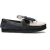 CLARKS ORIGINALS GODNEY BOAT Scarpa barca uomo blu/panna in suede