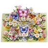 CUT POPUP.COM CUTPOPUP Farfalle Margherita Biglietto Auguri Compleanno, Biglietto Festa Della Mamma, Biglietto Auguri, Pop Up, Biglietto Anniversario (Daisy Butterflies) US8-SD225IT