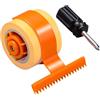 Generic Applicatore di nastro per imbianchini, dispenser di nastro adesivo | Dispenser portatile regolabile per nastro adesivo Tagliacarte - Versatile per nastri Distributore di pellicole protettive