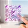 Youdian Adesivi QR Code Personalizzati Adesivi Personalizzati per Logo Aziendale Etichette QR Code (Trasparenti)