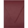 Netuno 25 buste da lettera bordeaux 18,2 x 13,4 cm 120g Malmero Palissandre buste eleganti carta ecologica premium per cartoline 13 x 18 cm inviti partecipazioni biglietti auguri matrimonio