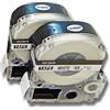 vhbw 2x Cassetta nastro compatibile con KingJim SR530, SR550, SR3900C, SR530C, SR3900P, SR40 etichettatrice 8m x 18 mm nero su bianco