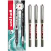 uni-ball Eye UB-157 - Penna a sfera con punta da 0,7 mm, in confezione regalo, confezione da 3, colore: rosso vino