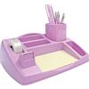 Arda Set Scrivania DESK ORGANIZER OLIVER COL. PASTELLO - LILLA