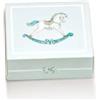 Social Crazy Scatole Portaconfetti mattonella per cerimonie Personalizzate - Cavalluccio a Dondolo Celeste - Scatoline Bomboniere battesimo, compleanno, porta bomboniere personalizzato MADE IN ITALY (Pz 50)