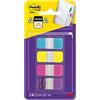Post-it Segnapagina Index Strong, 40 Linguette, Blu, Giallo, Rosa, Viola | Segnapagina Adesivi Spessi e Resistenti per Organizzare Planner, Quaderni e Cartelle; Durevoli, Scrivibili e Riposizionabili