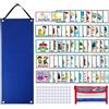 Murman Calendario Visuale Bambino, Calendario Visivo Calendario Di Routine Quotidiana Per Bambini Con 70 Carte, Programma E Tabella Visiva Per Il Calendario Di Apprendimento Dei Bambini