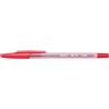 Pilot BP-S-F - Penna a sfera, punta fine, confezione da 12, colore: Rosso