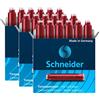Schneider - Set di 3 cartucce di inchiostro rosso scatola 6